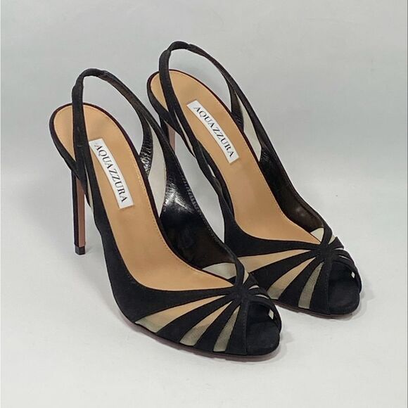 Aquazzura The Spy Suede pumps size 38.5 - Picture 6 of 11